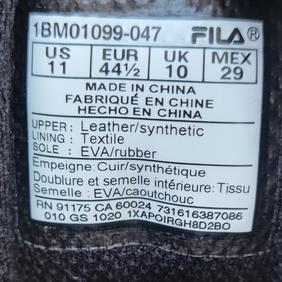 FILA MB "GID" - Picture 11 of 11